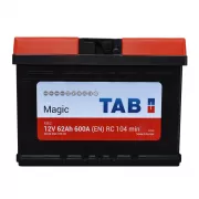 Акумулятор TAB Magic 62Ah R+ 600А (En) 1000696 низькобазовий