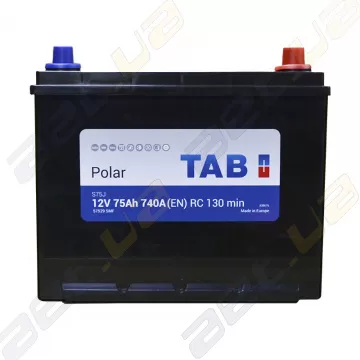 Аккумулятор Tab Polar 75AH JR+ 740 EN