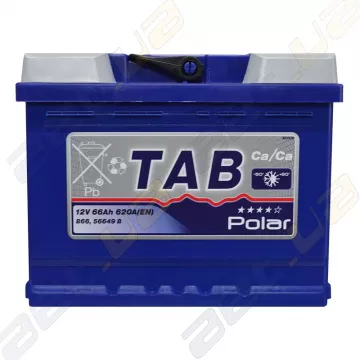 Аккумулятор автомобильный TAB Polar Blue 66Ah R+ 620 (En)