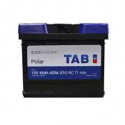 Акумулятор TAB Polar S 6CT-45Ah R+ 420A (EN) 246045 (низькобазовий)