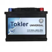 Автомобильный аккумулятор Tokler 60Ah R+ 480A