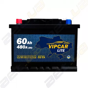 Аккумулятор VIPCAR Lite 60Ah L+ 480A