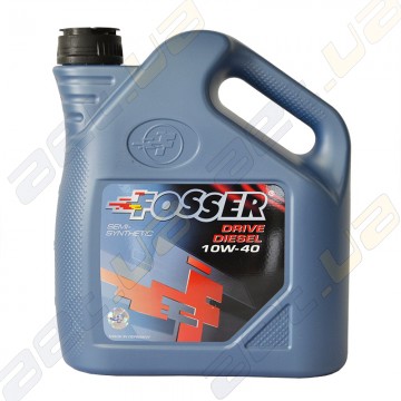 Напівсинтетичне моторне масло Fosser Drive Diesel 10w-40 4л