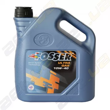 Напівсинтетичне моторне масло Fosser Ultra Gas 10w-40 4л