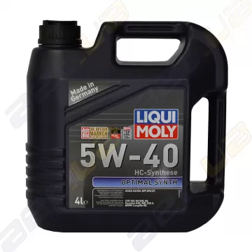 Моторное масло Liqui Moly Optimal Synt 5W-40 4л