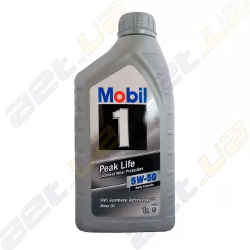 Моторное масло Mobil 1 Peak Life 5W-50 1л