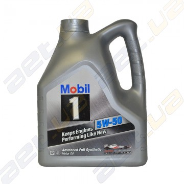 Моторное масло Mobil 1 Peak Life 5W-50 4л