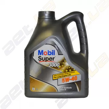Моторне масло Mobil Super 3000 5W-40 4л