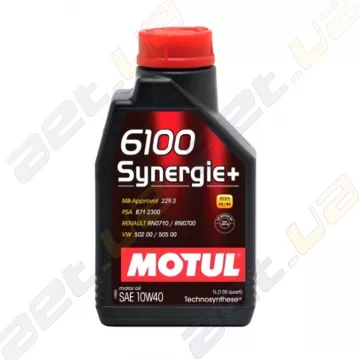 Моторное масло Motul 6100 Synergie + 10w40 – 1 л