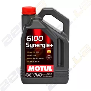 Моторне масло Motul 6100 Synergie + 10w40 – 5 л