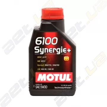 Моторное масло Motul 6100 Synergie + 5w30 – 1 л