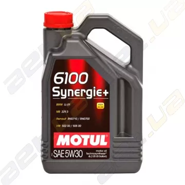 Моторное масло Motul 6100 Synergie + 5w30 – 4 л