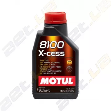 Моторное масло Motul 8100 X-cess 5w40 – 1 л