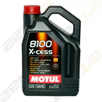 Моторное масло Motul 8100 X-cess 5w40 – 4 л