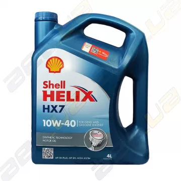 Моторне масло Shell Helix HX7 10W-40 4л