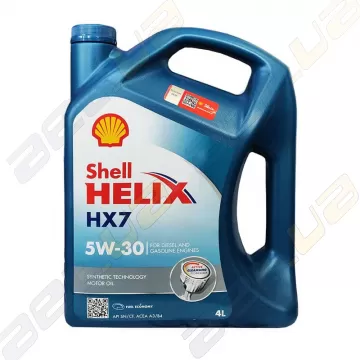 Моторное масло Shell Helix HX7 5W-30 4л