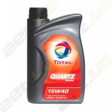Моторное масло Total Quartz 5000 15W-40 1л