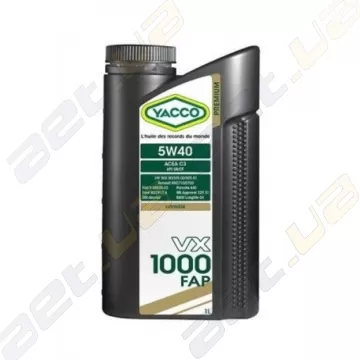 Моторное масло YACCO VX 1000 LL 5W40 – 1 л