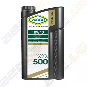 Моторне масло YACCO VX 500 10W40 – 2 л