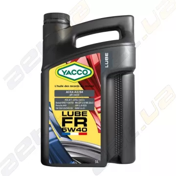 Моторное масло YACCO LUBE FR 5W-40 - 5 л