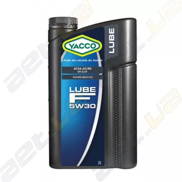 Моторное масло YACCO LUBE F 5W-30 - 2 литра