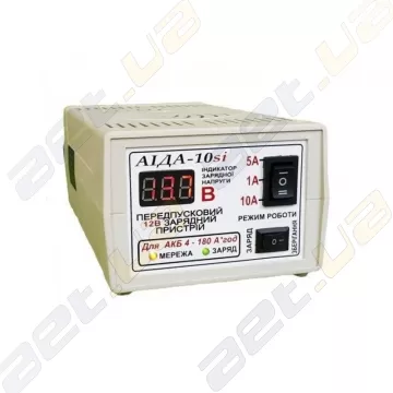 Зарядний імпульсний пристрій "АЇДА-10si" 4-180 А*год з цифровим індикатором для авто акумуляторів