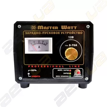 Пуско-зарядное устройство MasterWatt 12В 70А 3-х режимное