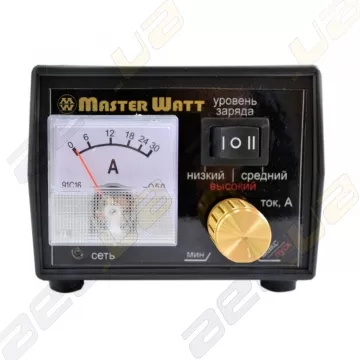 Зарядное устройство MasterWatt 25А 12В (с амперметром и регулятором)